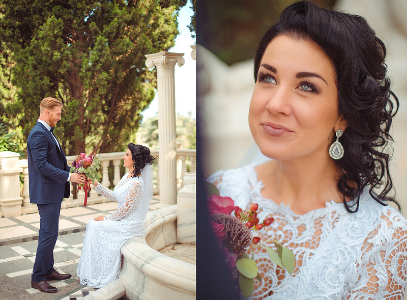 Свадьба для двоих в Крыму. Фотосессия Александра и Любови.