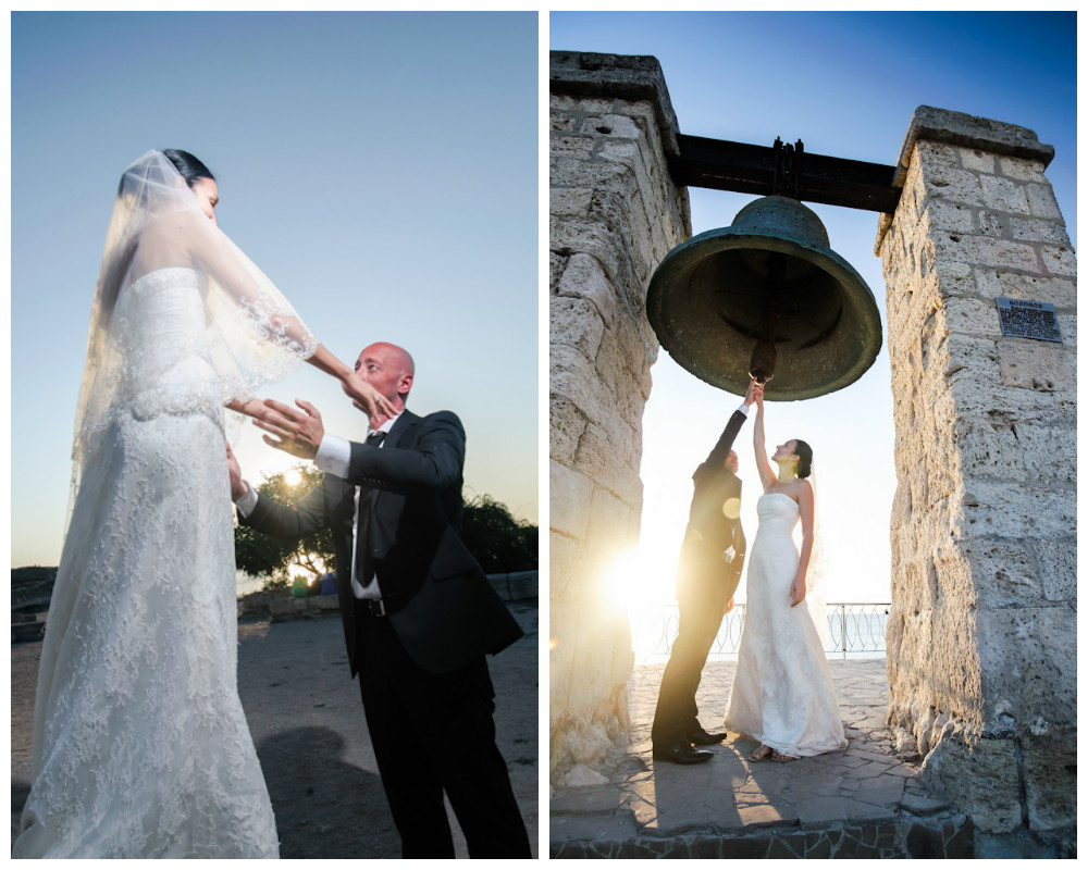 Свадебная фотосессия Питера и Саши. Элегантная свадьба в Крыму.